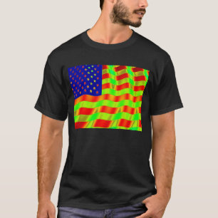 フラグサイケデリックシャツ Tシャツ