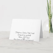 フラグストーン庭園小道のカード カード (裏面)