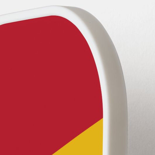 フラグスペインのカスタムモノグラム ピックルボールラケット (左詳細)