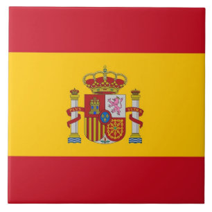 フラグスペインのタイル タイル