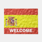 フラグスペインのデザイン ドアマット (正面)