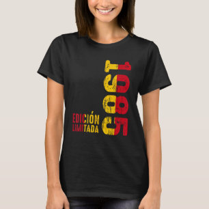 フラグスペインのレトロ1985年1985ヴィンテージ1985シン Tシャツ