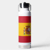 フラグスペインの名前をカスタムすると文字 ウォーターボトル (正面)