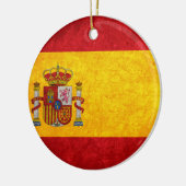 フラグスペインの セラミックオーナメント (左)