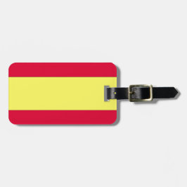 フラグスペインの ラゲッジタグ