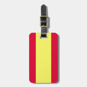 フラグスペインの ラゲッジタグ (正面縦)