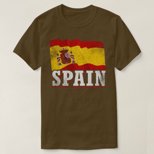フラグスペインの Tシャツ (デザイン正面)