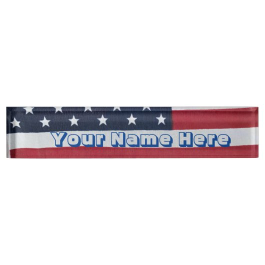 フラグデスクプレート デスクネームプレート (正面)