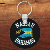 フラグナッソーバハマバケーションバハマクルーズ キーホルダー (正面)