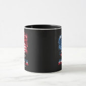 フラグハートヒョウ 1776 2026 七月四日 マグカップ (中央)