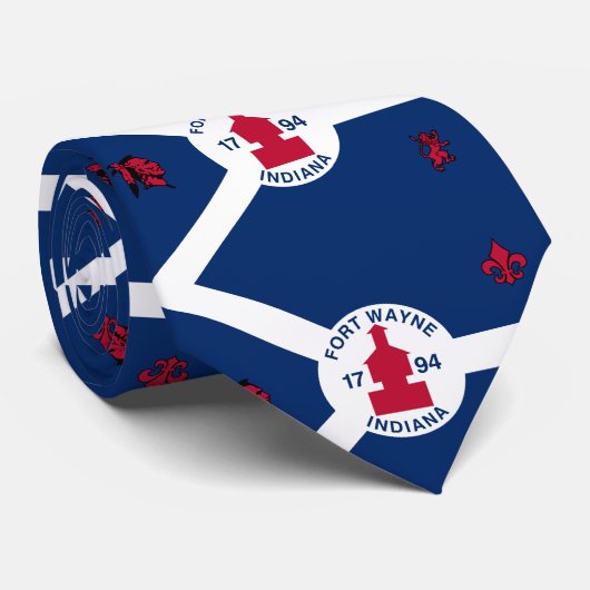 フラグフォートウェイン、インディアナネックタイ ネクタイ (ロール)