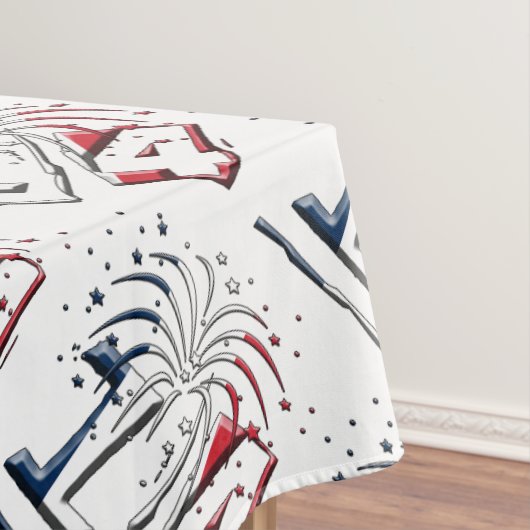 フラグフランスのの色Number 14, Bastille Day テーブルクロス (インサイチュ)