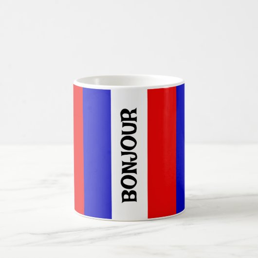 フラグフランスのデザインコーヒーマグ コーヒーマグカップ (中央)