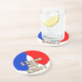 フラグフランスのハクナマタタ私は私の妻のイメージを愛する.png コースター (側面)