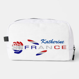 フラグフランスのバラパーソナライズされた ドップキット