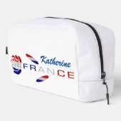 フラグフランスのバラパーソナライズされた ドップキット (右コーナー)