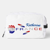 フラグフランスのバラパーソナライズされた ドップキット (裏面)