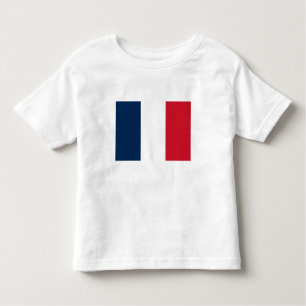フラグフランスの トドラーTシャツ
