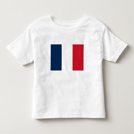 フラグフランスの トドラーTシャツ (正面)