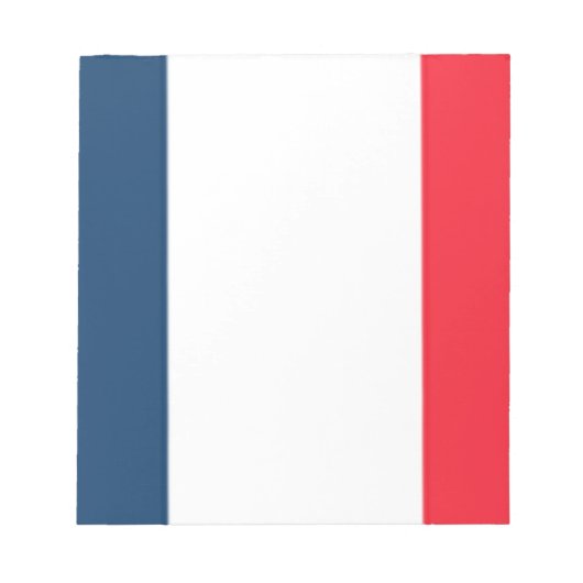 フラグフランスの ノートパッド (正面)