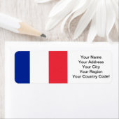 フラグフランスの ラベル (インサイチュ)