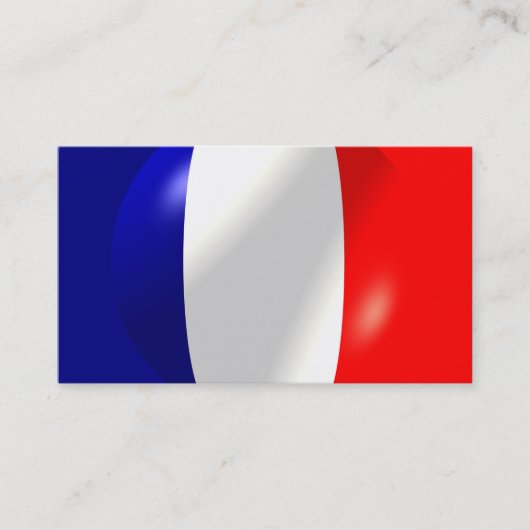 フラグフランスの 名刺 (正面)