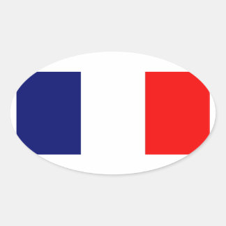 フラグフランスの 楕円形シール