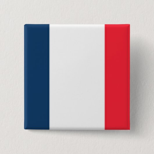 フラグフランスの 缶バッジ (正面)