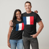 フラグフランスの Tシャツ (ユニセックス)