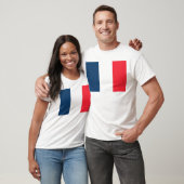 フラグフランスの Tシャツ (ユニセックス)