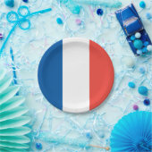 フラグフランスの: Tricolor Bastille Dayパーティー ペーパープレート (パーティー)
