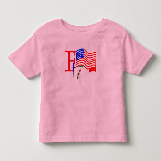 フラグベビーTシャツ トドラーTシャツ (正面)