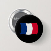 フラグボタン フランス 缶バッジ (正面&裏面)