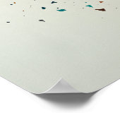 フラグメント化されたアイデンティティティーポスター抽象芸術ウォールアート ポスター (角)