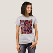 フラグメント化されたパルス 女性用Tシャツ Tシャツ (正面フル)