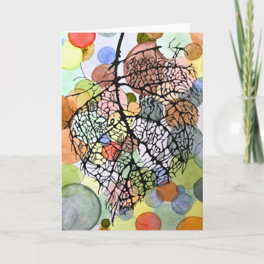 フラグメント – 内空白のグリーティングカード カード (正面)