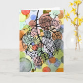 フラグメント – 内空白のグリーティングカード カード (黄色い花)