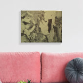 フラグメントd'Arts転が詳細by P Baud Canvas キャンバスプリント (インサイチュ (リビング))