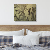 フラグメントd'Arts転が詳細by P Baud Canvas キャンバスプリント (インサイチュ (寝室))