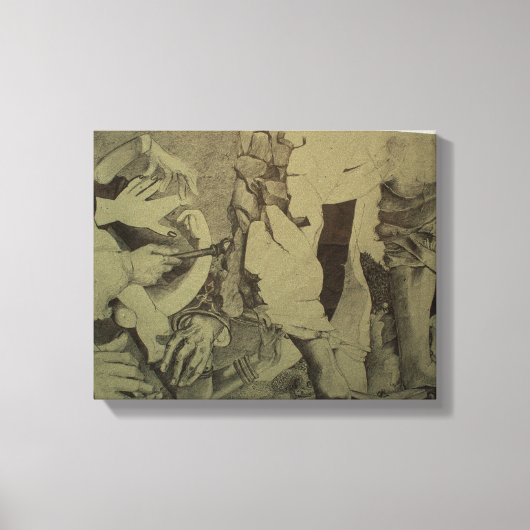 フラグメントd'Arts転が詳細by P Baud Canvas キャンバスプリント (正面)