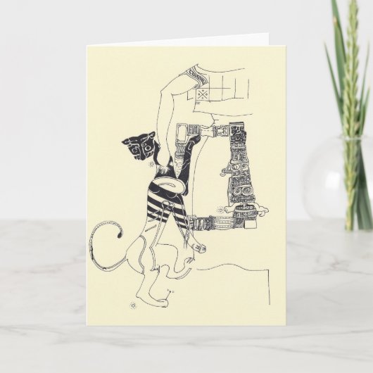 フラグメントd'Arts 4シュールスケッチグリーティングカード カード (正面)