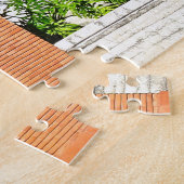 フラグラーカレッジセントオーガスティンフロリダヘンリー旗手 ジグソーパズル (側面)