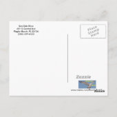 フラグラービーチサンライズハガキ ポストカード (裏面)