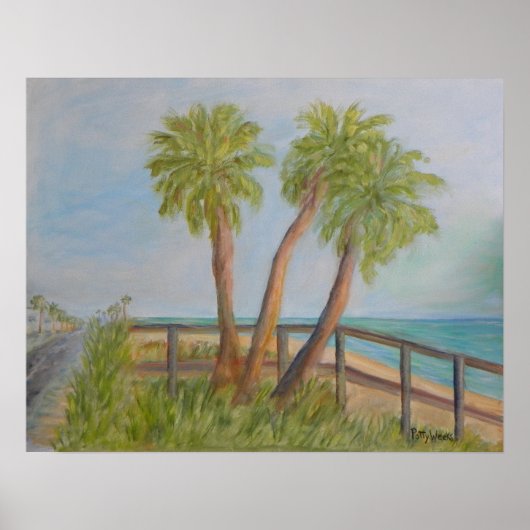 フラグラービーチA1A, FLORIDAポスター ポスター (正面)