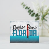 フラグラー・ビーチのポストカード フロリダ サーフボード ポストカード (スタンド正面)