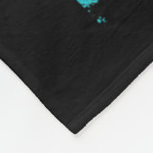 フラグリボン自殺認識度メンタルヘルス フリースブランケット (角)