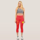 フラグ中国の カプリレギンス (正面)