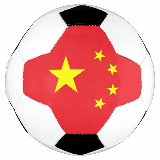 フラグ中国の サッカーボール (正面)