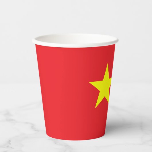 フラグ中国の 紙コップ (正面)