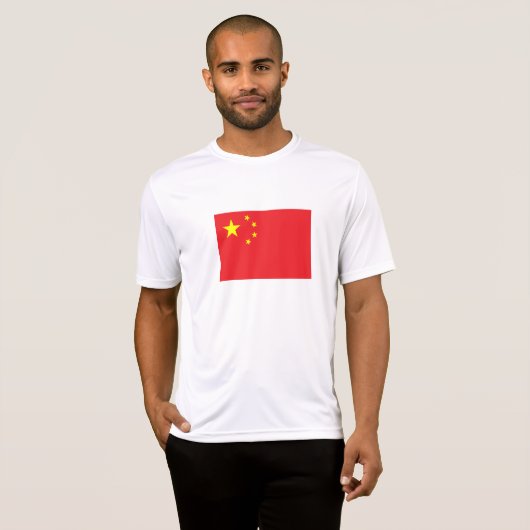 フラグ中国の Tシャツ (正面フル)